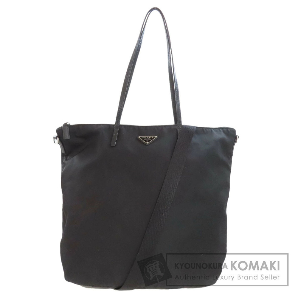 Prada Tessuto black tote bag